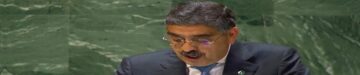 巴基斯坦看守总理卡卡尔在联合国大会上提出克什米尔问题，印度有权周六做出回应
