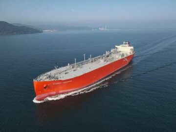 名村造船所建造超大型LPG・アンモニア運搬船「フェニックスハーモニア」就航