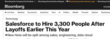 Salesforce, Samsara, Monday og mer: "Pettinger er over. Vi er tilbake til å ansette. Tusenvis." | SaaStr