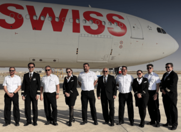 Swiss brings back Airbus A330 HB-JHH from the desert