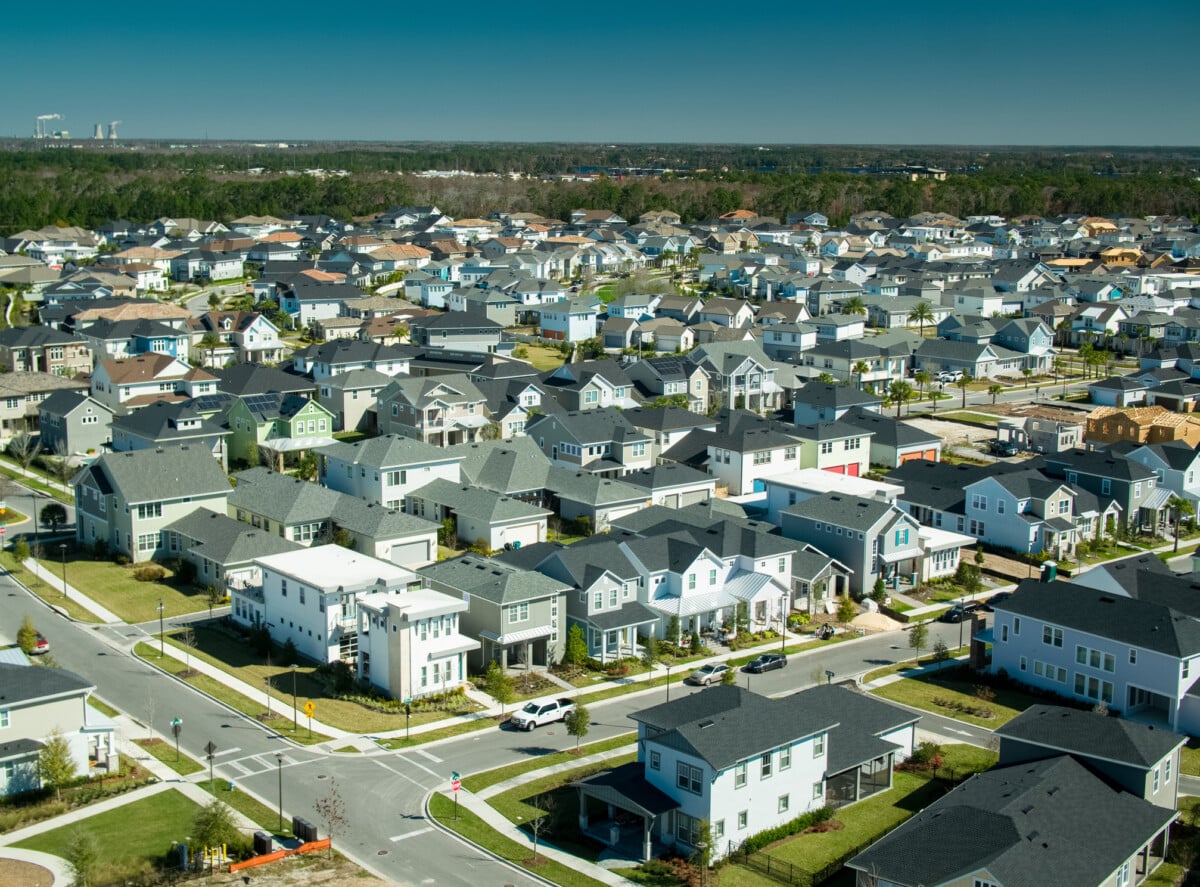 aerial view of a suburban orlando neighborhood_Getty