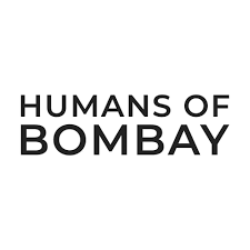 Humans of Bombay written in Black and all caps. 