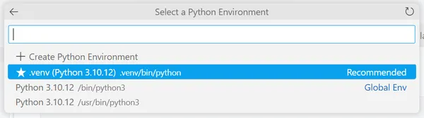 Python environment | Langchain and Ollama