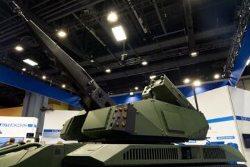 American Rheinmetall exhibits drone-killing robotic vehicle at AUSA
