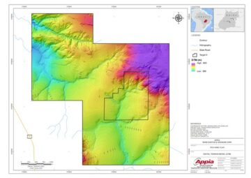 Appia השלימה סקר Lidar ואורתופוטו על אזור פרויקט PCH Ionic Clay Target IV, Goias, ברזיל