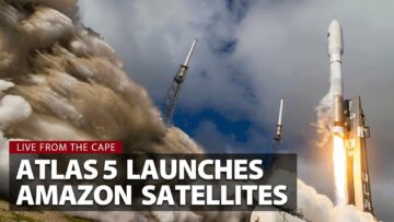 Raketa Atlas 5 izstreli Amazonove prve Kuiperjeve satelite iz Cape Canaveral