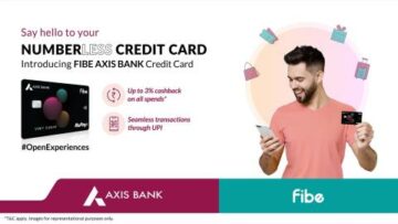 Axis Bank and Fibe team on India's first numberless credit card
