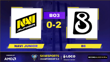 B8 domină NAVI Junior în calificările UE Skyesports Championship 5.0