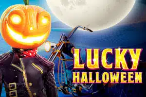 Lucky Halloween slot logo