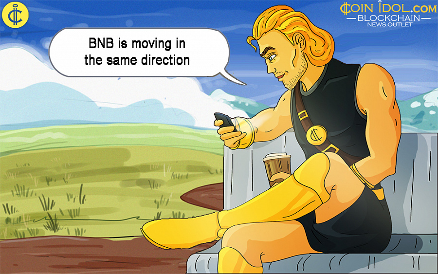 BNB has remained unchanged and is moving in the same direction