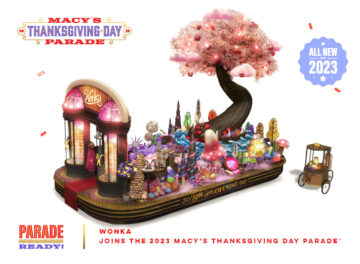 Breaking: Probeer NIET de Wonka-vlotter op te eten tijdens de 97e Macy's Thanksgiving Day-parade