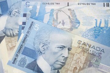 Kanadensiska dollar går tillbaka till plattan och håller stadigt på delade databeats med USA