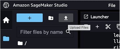 SageMaker Studio'ya Dosya Yükleme