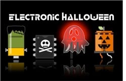 Adafruit elektronisch halloween donker