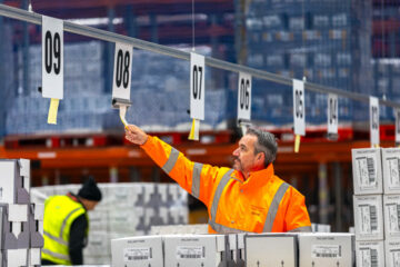 Viseči znak za skladišče Docket Grab - Logistics Business® Maga