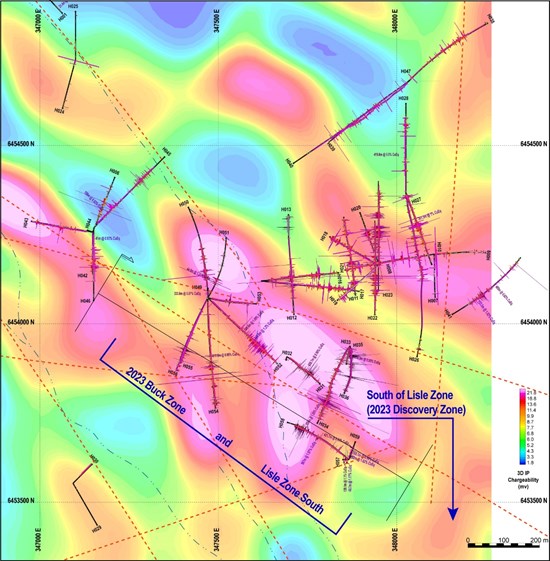 Cannot view this image? Visit: https://platoaistream.net/wp-content/uploads/2023/10/doubleview-announces-south-lisle-zone-drill-holes-extend-the-main-lisle-deposit-for-120-meters-1.jpg