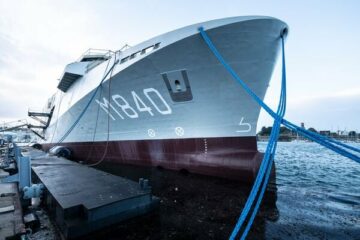 First new MCM vessel for Dutch navy launched