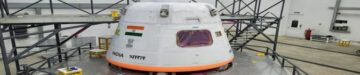 Primeiras fotos da nave Gaganyaan da Índia, que levará os vyomanautas indianos ao espaço em 2024