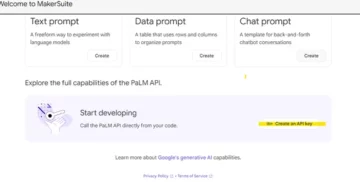 Iniziare con l'API Palm di Google utilizzando Python
