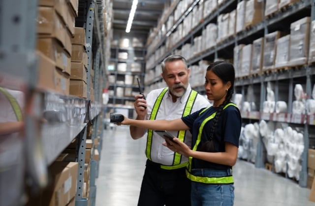 Training how to do warehouse barcoding