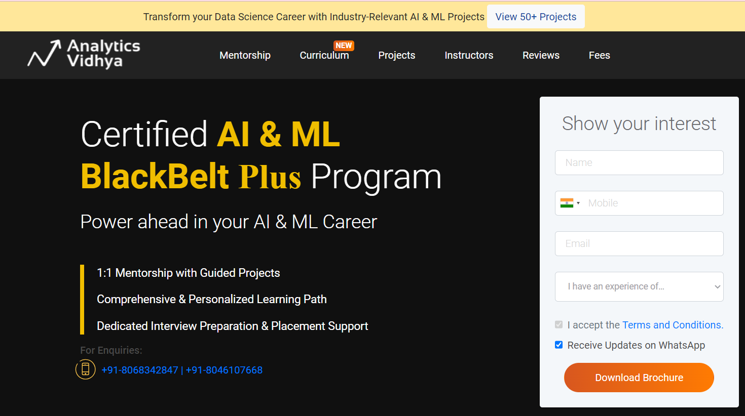 Learn Machine Learning Online with BlackBelt Plus