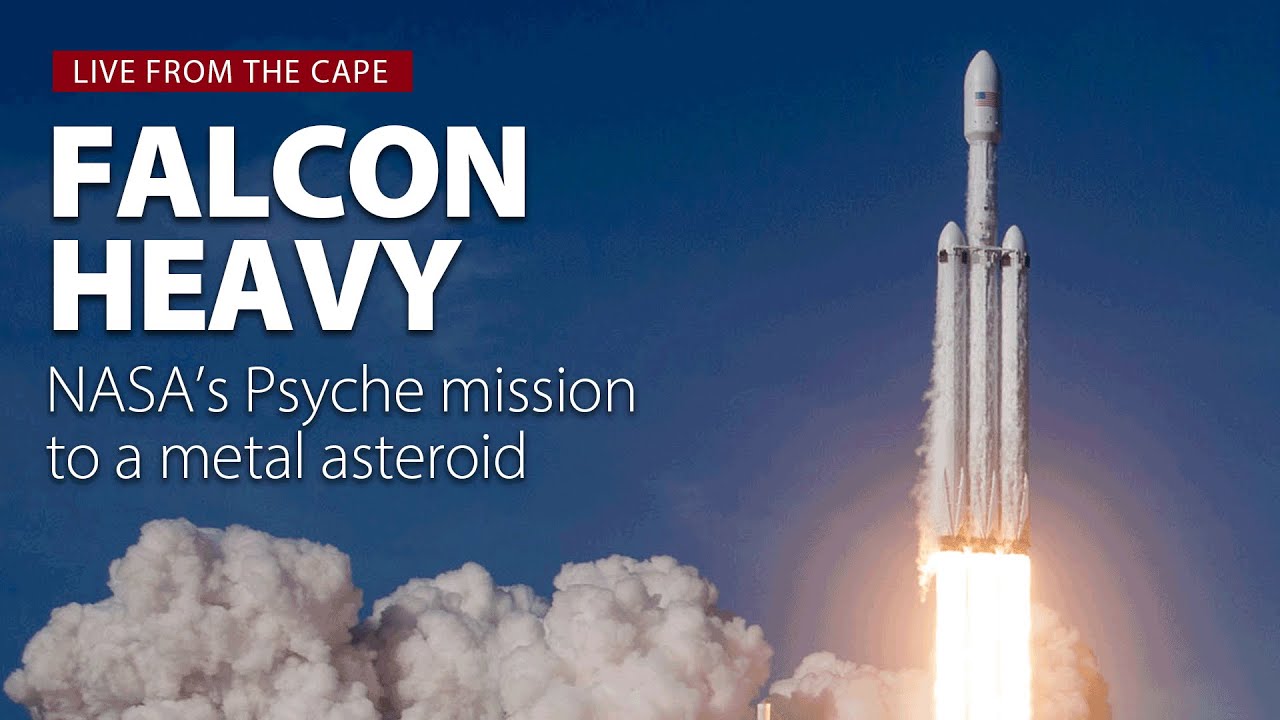 Suora lähetys: SpaceX Falcon Heavy laukaisee NASAn Psychen tehtävään metalliasteroidille