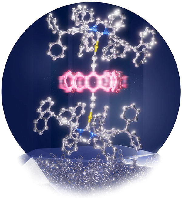 Abrindo espaço para os cotovelos: rotores moleculares gigantes operam em cristal sólido