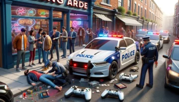 Mężczyzna zginął, a policjanci zostali ranni w sporze o gry wideo