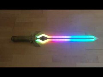 Neopixel RGB LED Sword Prop