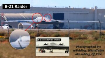 Οι νέες εικόνες υψηλής ανάλυσης B-21 Raider υποτίθεται ότι δείχνουν τον βοηθητικό σχεδιασμό εισαγωγής αέρα