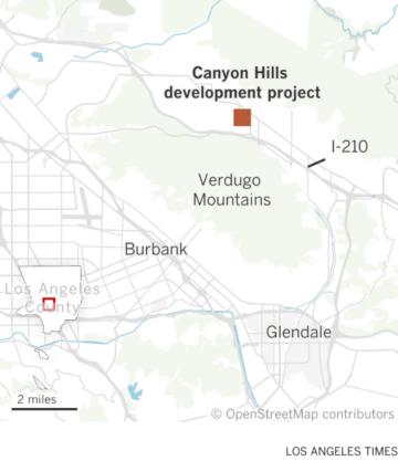 New luxury L.A. hillside development in severe fire danger zone brings protests. 'Just not safe'
