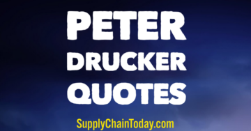 Frases de Peter Drucker: "Padre de la gestión moderna".
