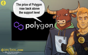 Polygonprisen genvinder og stiger til det højeste på $0.65