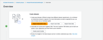 Prepare seus dados para o Amazon Personalize com o Amazon SageMaker Data Wrangler | Amazon Web Services