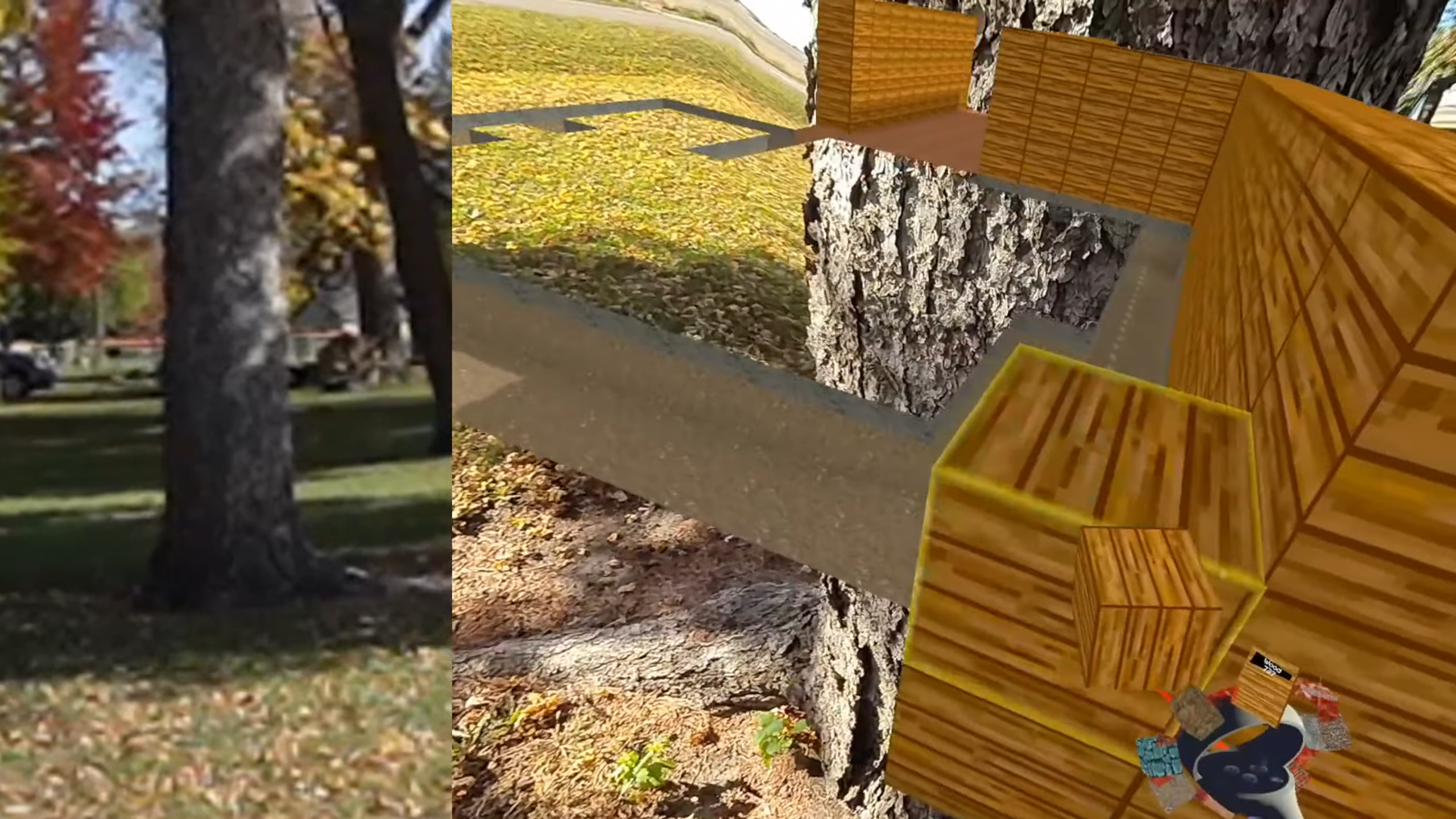 Quest 3 Game Brings Minecraft Outdoors In Mixed Reality