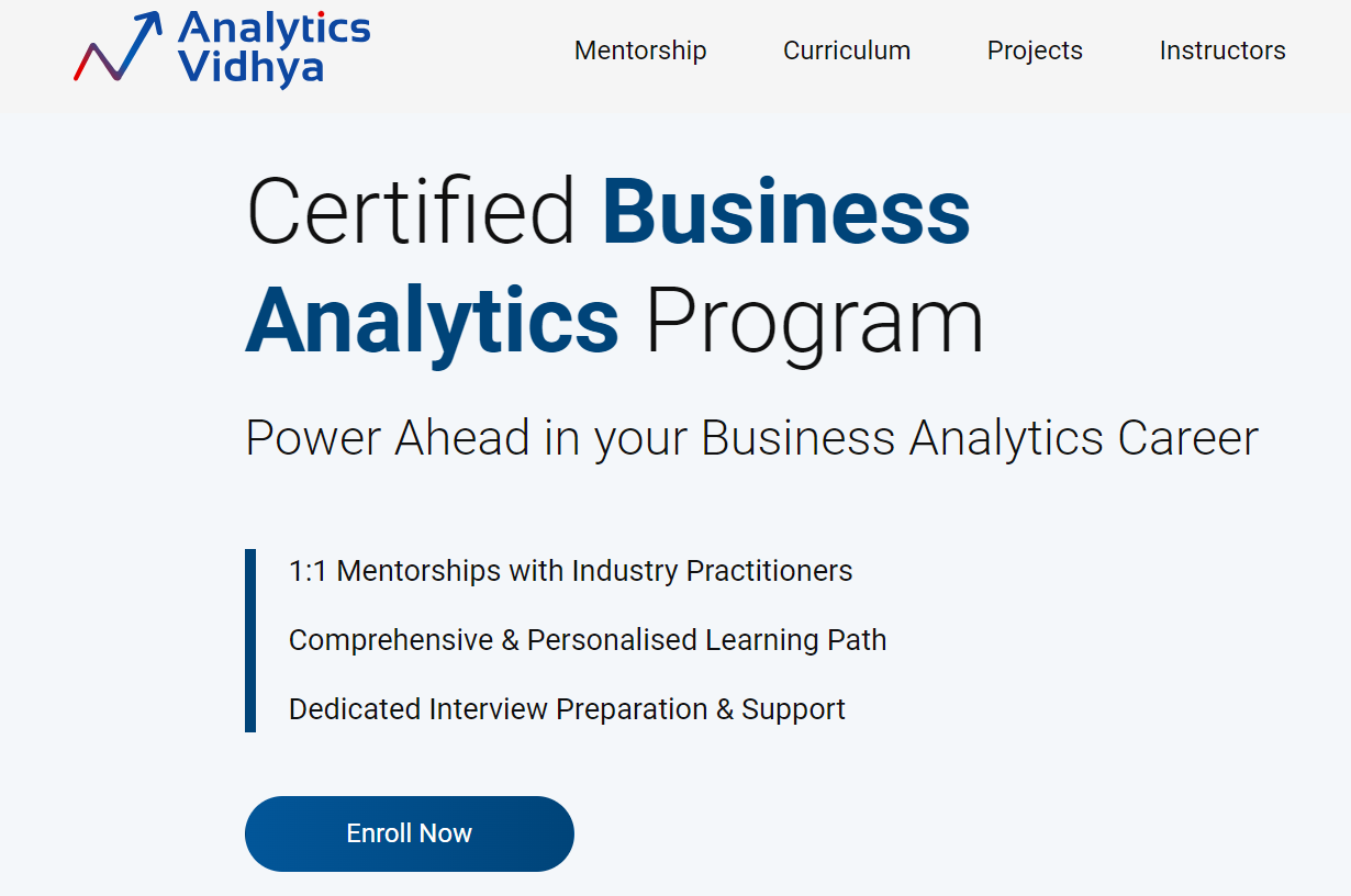 Certified Business Analytics Program | Top 5 Data Analytics Certifications