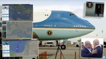 Tracking Air Force One And The Assets Supporting President Biden's Visit To Israel Today