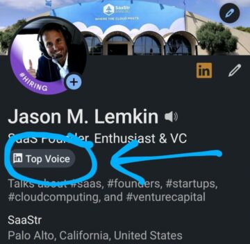 We're a Top Voice on LinkedIn! | SaaStr