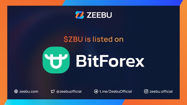 Zeebu (ZBU) 宣布在 BitForex 上市 | 实时比特币新闻