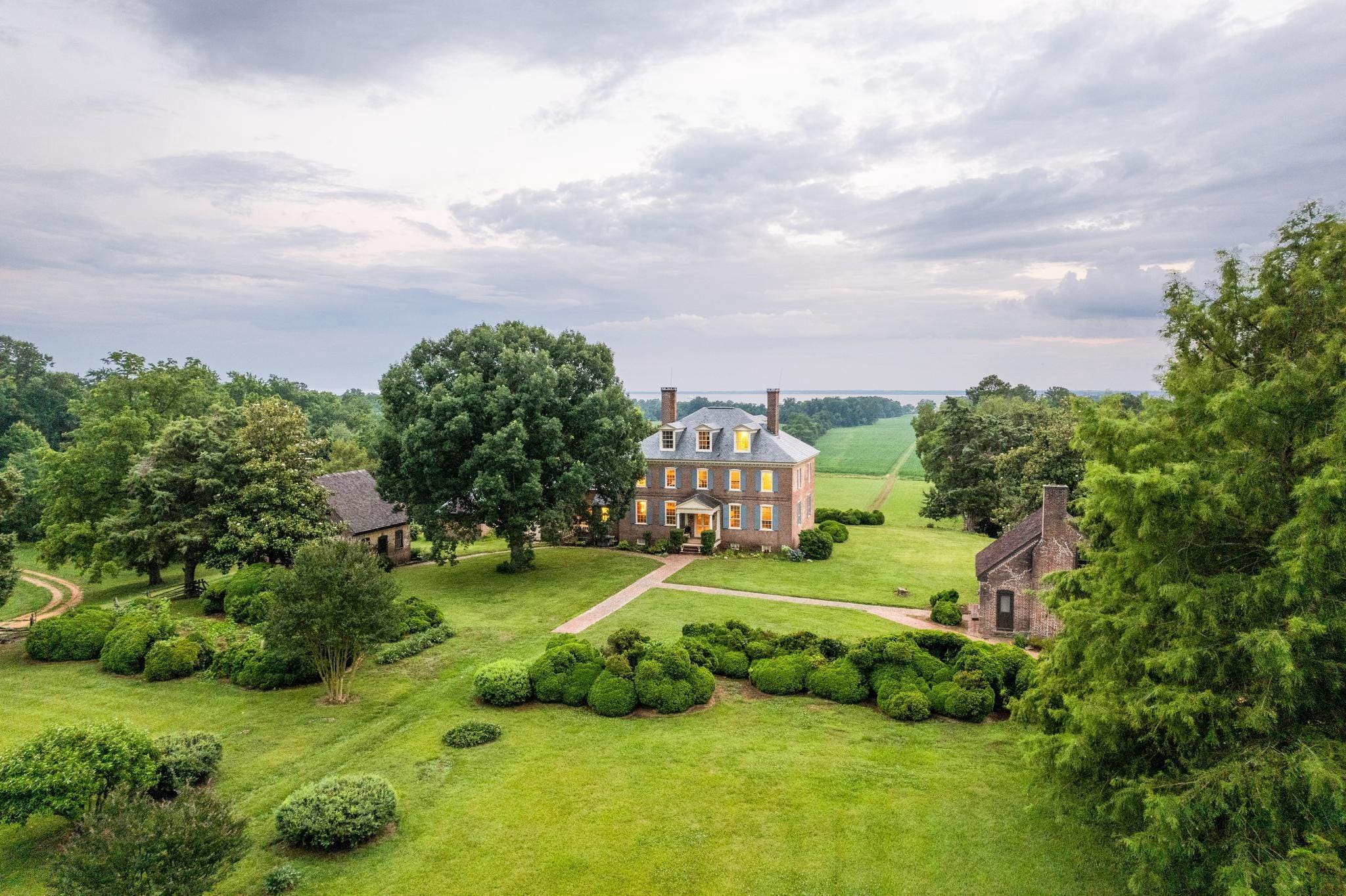 Een landhuis van $ 30 miljoen in Maryland werd tientallen jaren vóór Amerika gebouwd
