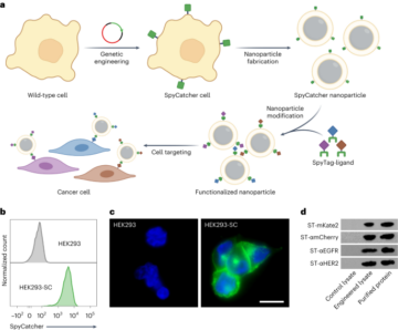A modular approach to enhancing cell membrane-coated nanoparticle functionality using genetic engineering - Nature Nanotechnology
