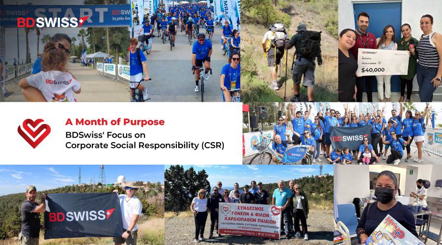 A Month of Purpose - BDSwiss' Focus on Corporate Social Responsibility (CSR)