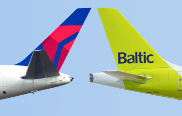 airBaltic และ Delta Air Lines เริ่มต้นความร่วมมือโดยใช้รหัสร่วมกัน