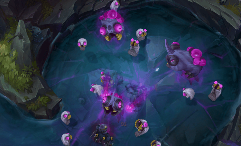 Voidgrubs and Voidmites from the League of Legends 2024 Gameplay Preview blog.