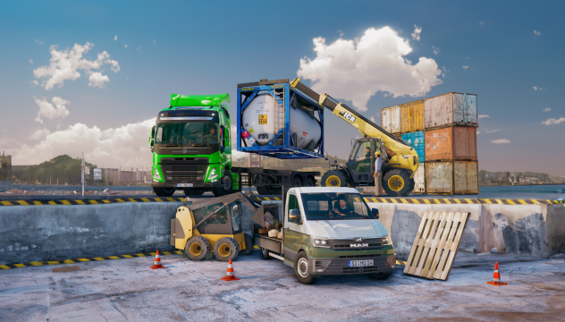 Truck & Logistics Simulator Keyart