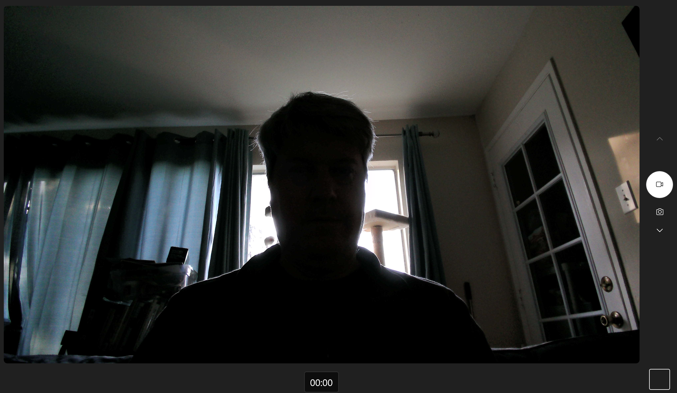 Creative Live! Cam Sync 4K webcam upstairs backlight