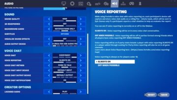 Epic bổ sung tính năng báo cáo bằng giọng nói của Fortnite để phù hợp với trẻ vị thành niên - PlayStation LifeStyle