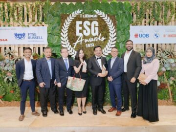 Производительность ESG отмечена двумя золотыми наградами на церемонии The Edge Malaysia ESG Awards 2023