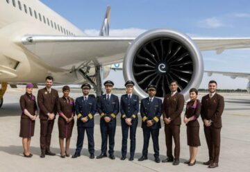 Etihad Airways showcases its newest Boeing 787-9 Dreamliner at Dubai Airshow