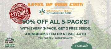 Freedom of Seeds – ¡Promoción extendida! – ¡3+2, 50 % de descuento y sorteo!
